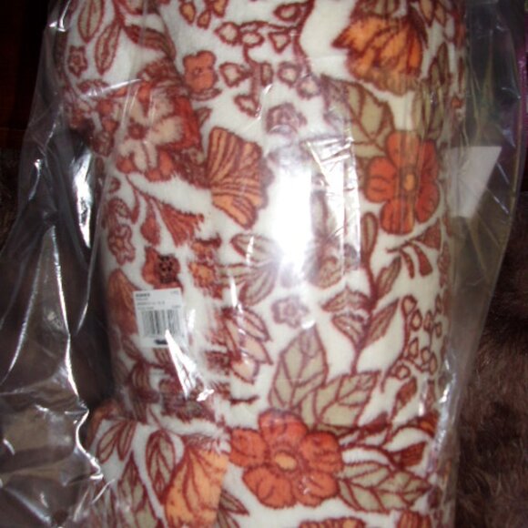 The Big One Oversized Supersoft Plush Throw Floral New - Picture 3 of 3